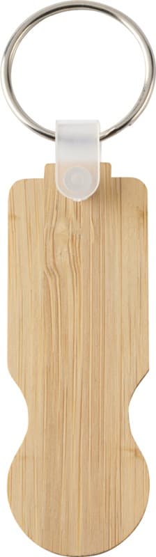 Ronan bamboo trolley keychain 2
