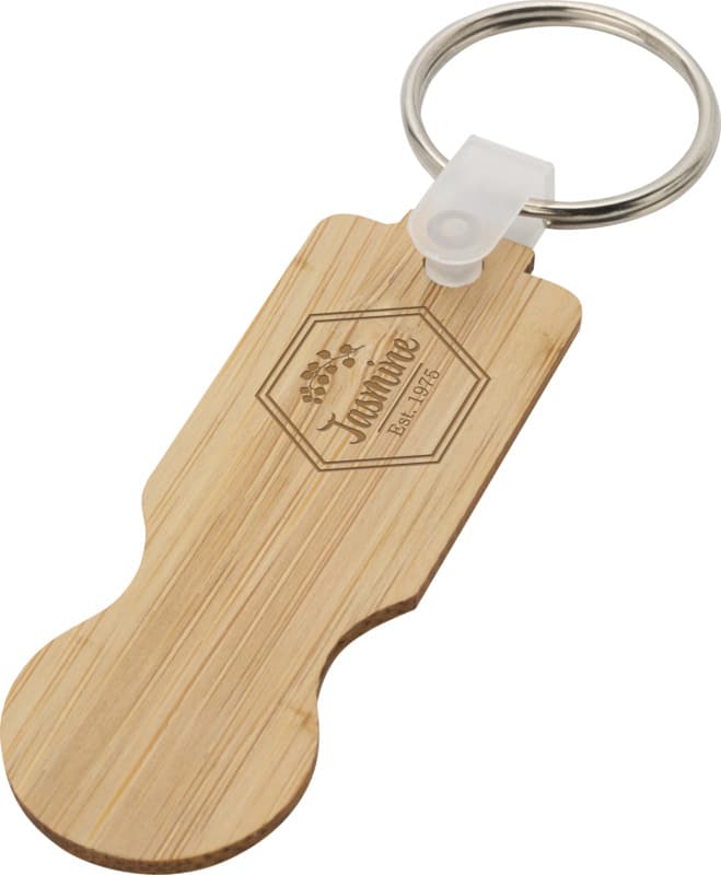 Ronan bamboo trolley keychain 5