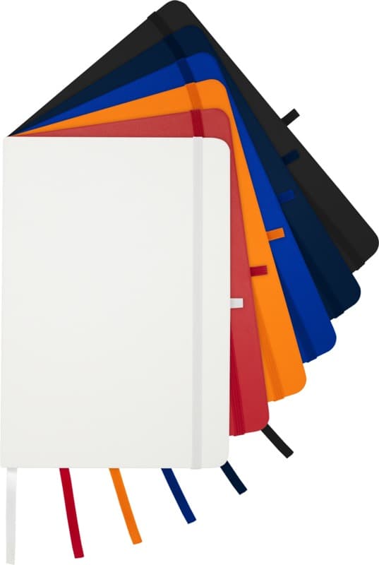 Teak A5 recycled hard cover notebook with lined pages 34