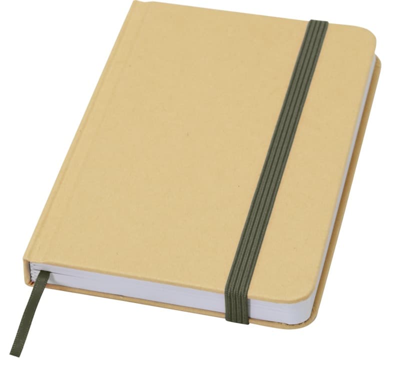 Reed A6 recycled hard cover notebook with plain pages 22