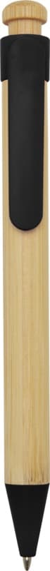 Rattan bamboo and recycled plastic ballpoint pen (black ink) 19