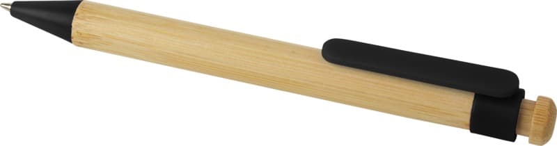 Rattan bamboo and recycled plastic ballpoint pen (black ink) 22