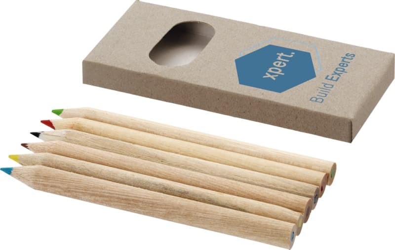 Ayola 6-piece coloured pencil set 4