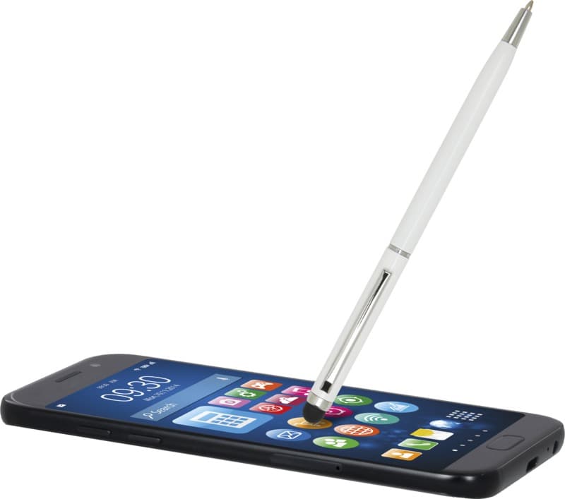 Ore aluminium ballpoint pen with stylus (blue ink) 2