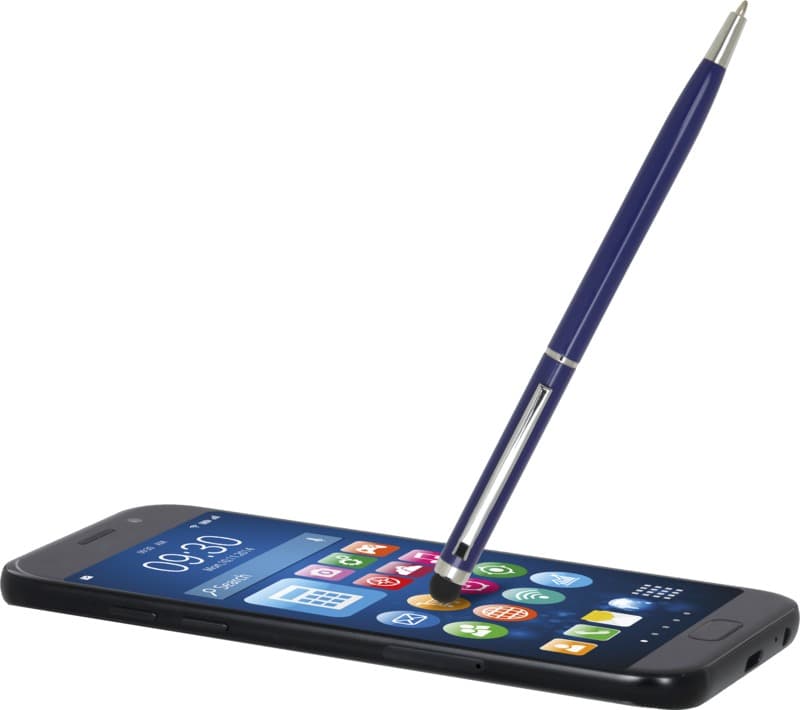 Ore aluminium ballpoint pen with stylus (blue ink) 11