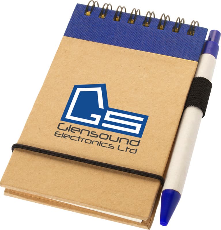 Zuse A7 recycled jotter notepad with pen 13