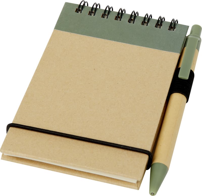Zuse A7 recycled jotter notepad with pen 15