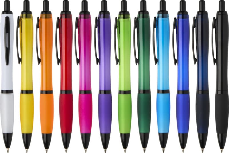 Nash recycled plastic ballpoint pen with black trims (black ink) 17