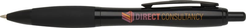 Nash recycled plastic ballpoint pen with black trims (black ink) 72