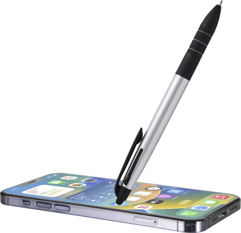 Trine 3-ink RCS recycled ballpoint pen with stylus 4