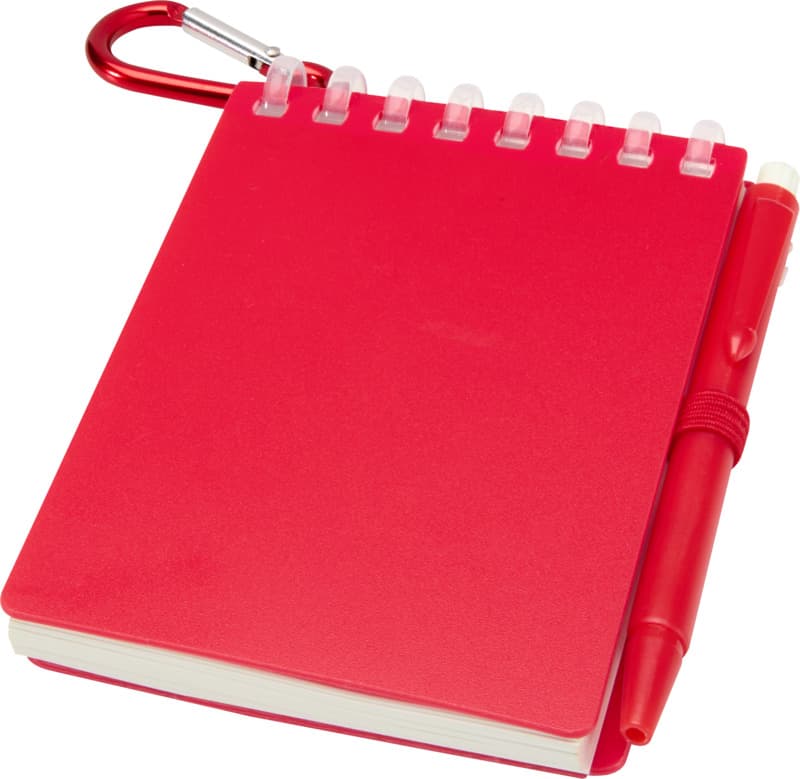 Lig Mini recycled outdoor soft cover notebook and ballpoint pen set (black ink) 1