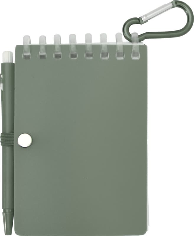 Lig Mini recycled outdoor soft cover notebook and ballpoint pen set (black ink) 19