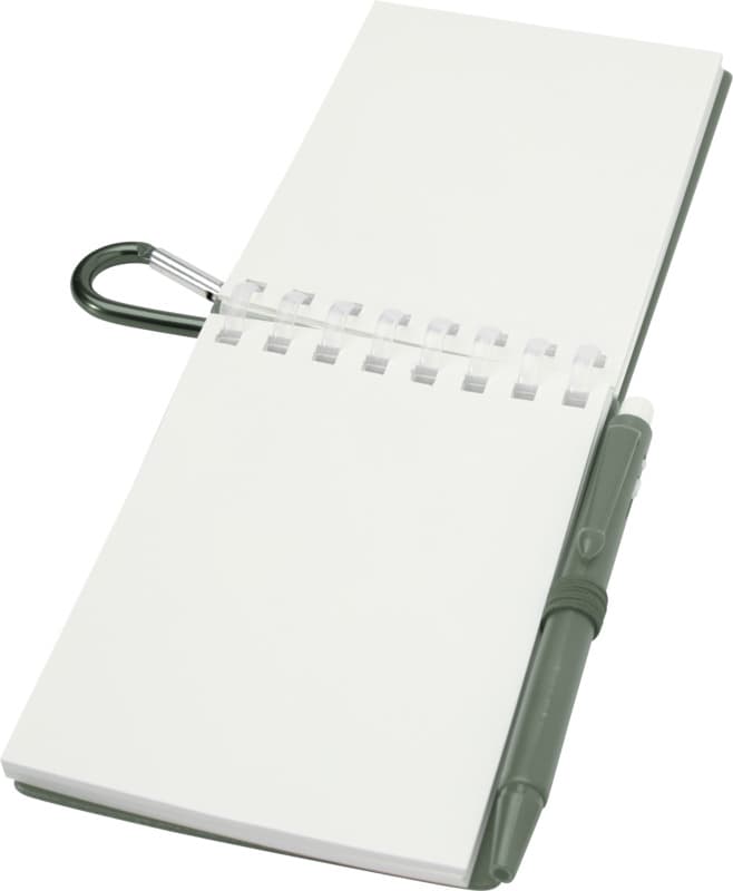 Lig Mini recycled outdoor soft cover notebook and ballpoint pen set (black ink) 20