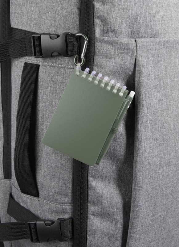 Lig Mini recycled outdoor soft cover notebook and ballpoint pen set (black ink) 21