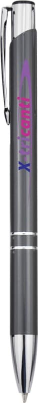 Moneta aluminium click ballpoint pen (blue ink) 16