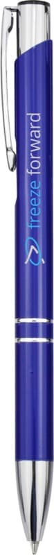 Moneta aluminium click ballpoint pen (blue ink) 20
