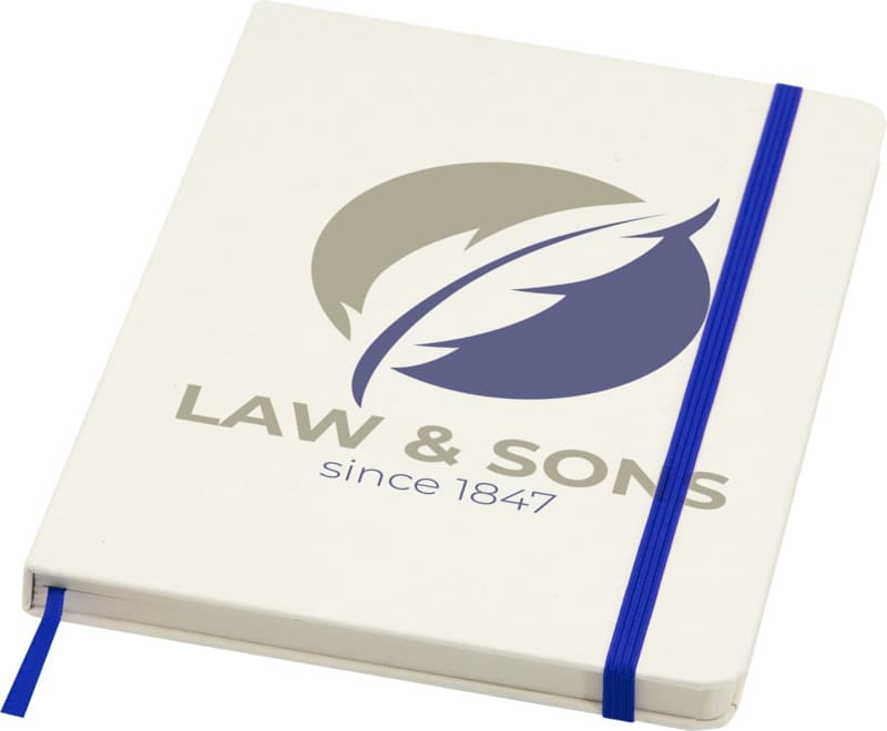 Bass A5 recycled hard cover notebook with lined pages 18