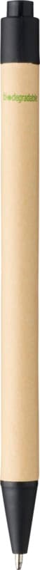 Berk recycled carton and corn plastic ballpoint pen (black ink) 3