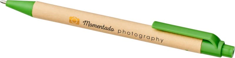 Berk recycled carton and corn plastic ballpoint pen (black ink) 40