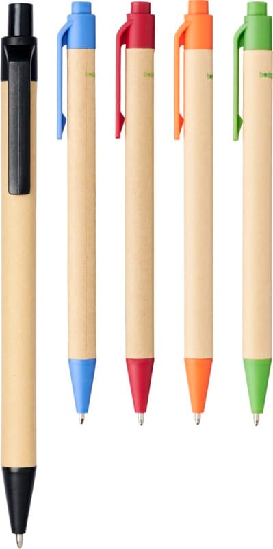 Berk recycled carton and corn plastic ballpoint pen (black ink) 39