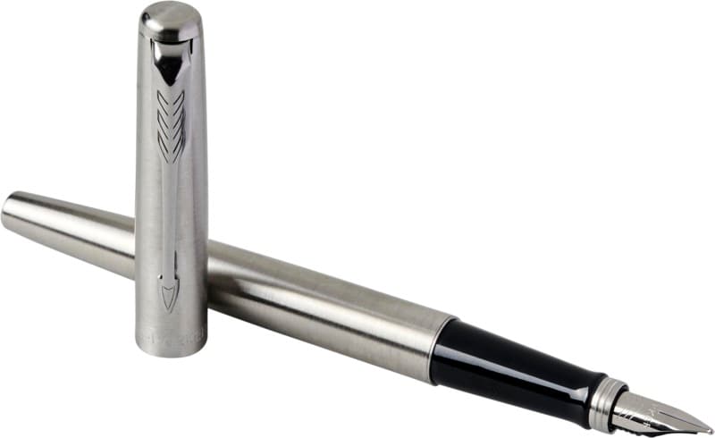 Parker Jotter stainless steel fountain pen (blue ink) 5