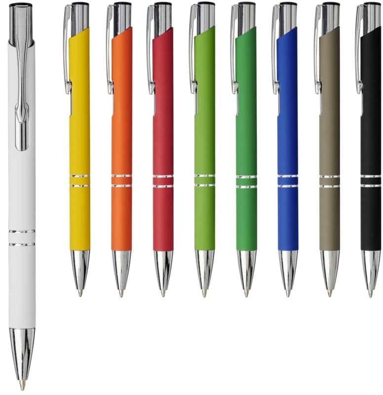 Moneta soft touch ballpoint pen (black ink) 5