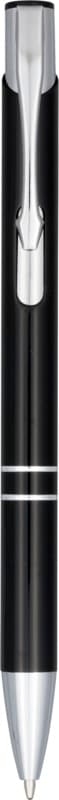 Moneta anodized aluminium click ballpoint pen (black ink) 2