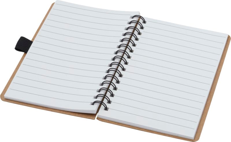 Cobble A6 wire-o recycled cardboard notebook with stone paper 4