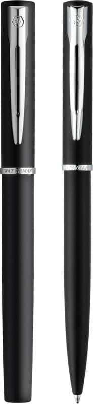 Waterman Allure ballpoint and rollerball pen set (blue ink) 2
