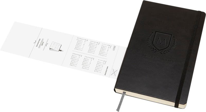 Moleskine hard cover 12 month L daily planner 25