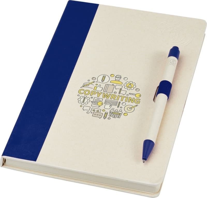 Dairy Dream A5 size reference recycled milk cartons notebook and ballpoint pen set 21