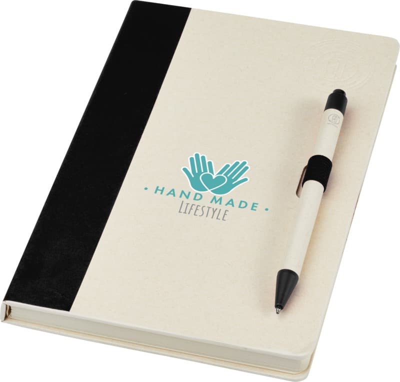 Dairy Dream A5 size reference recycled milk cartons notebook and ballpoint pen set 28