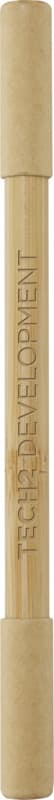 Samambu bamboo duo pen (blue ink) 3