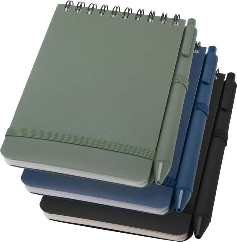 Thalaasa A6 hard cover ocean-bound notebook with ballpoint pen (black ink) 13