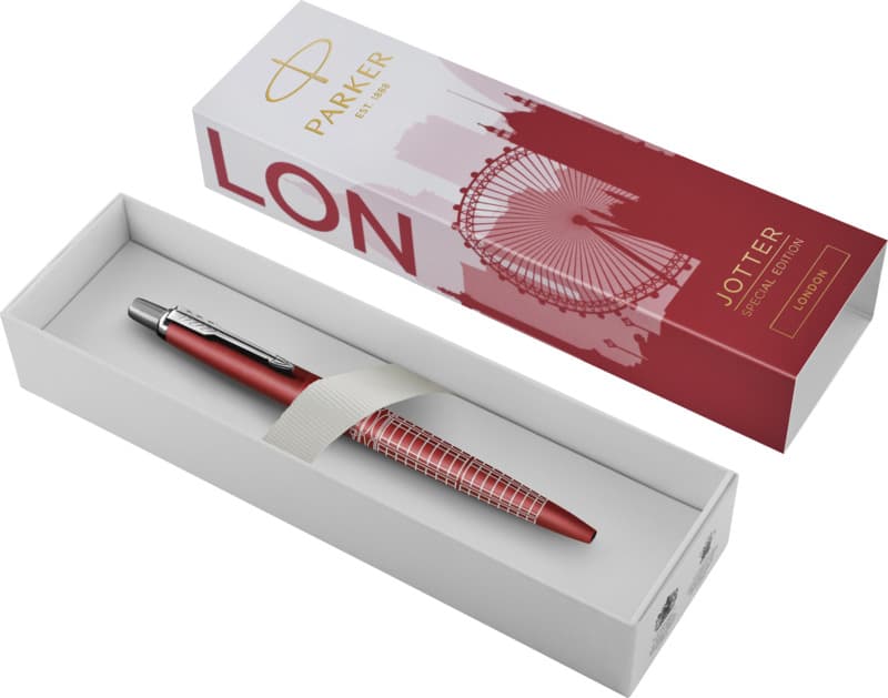 Parker Jotter SE Global Icons colour trim ballpoint pen (blue ink) 1