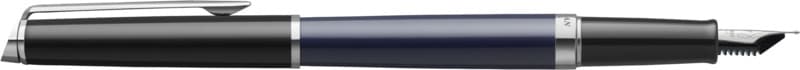 Hemisphere colour blocking fountain pen with palladium trim (blue ink) 8