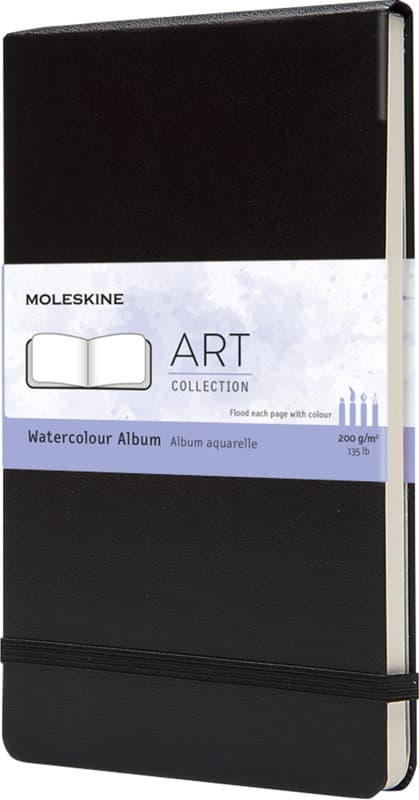 Moleskine large art water colour album 1