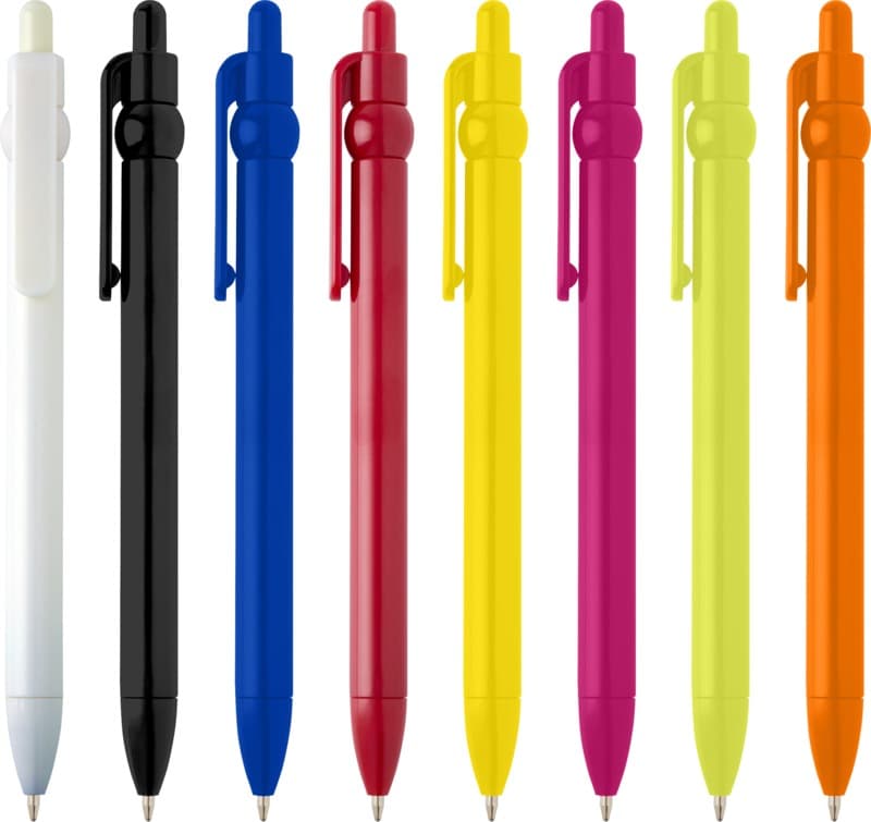 Fidget recycled plastic ballpoint pen (black ink) 48