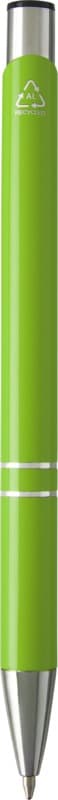 Moneta recycled aluminium ballpoint pen (blue ink) 56
