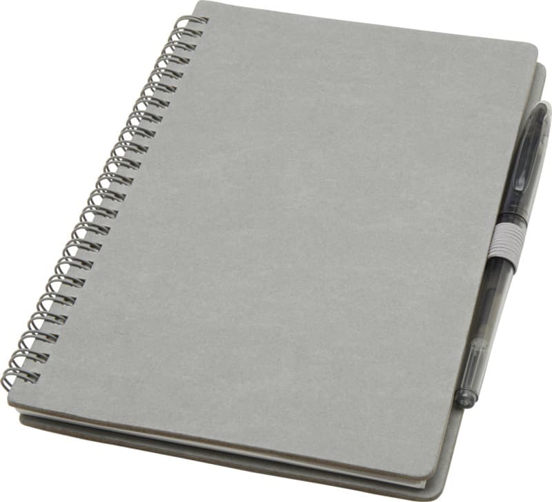 Slate A5 reusable hard cover notebook and pen set (black ink) 9