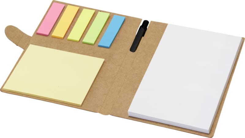 Swift sticky notes booklet with ballpoint pen (black ink) 1