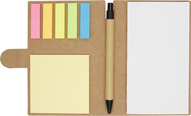 Swift sticky notes booklet with ballpoint pen (black ink) 4