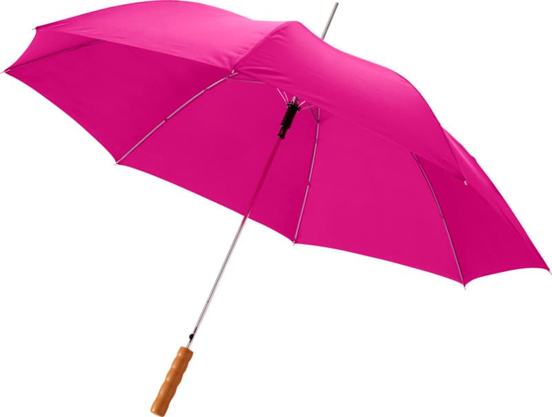 Lisa 23" auto open umbrella with wooden handle 11