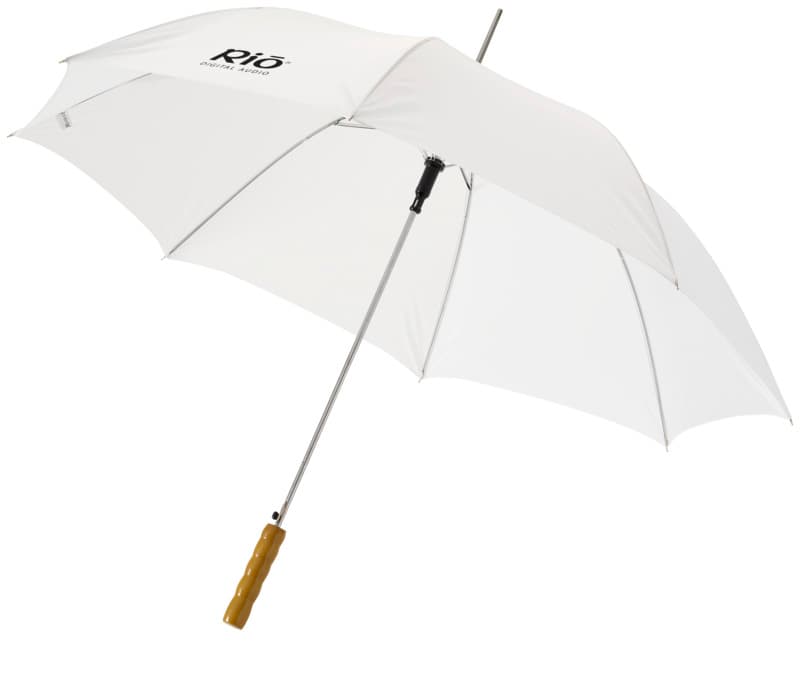 Lisa 23" auto open umbrella with wooden handle 24