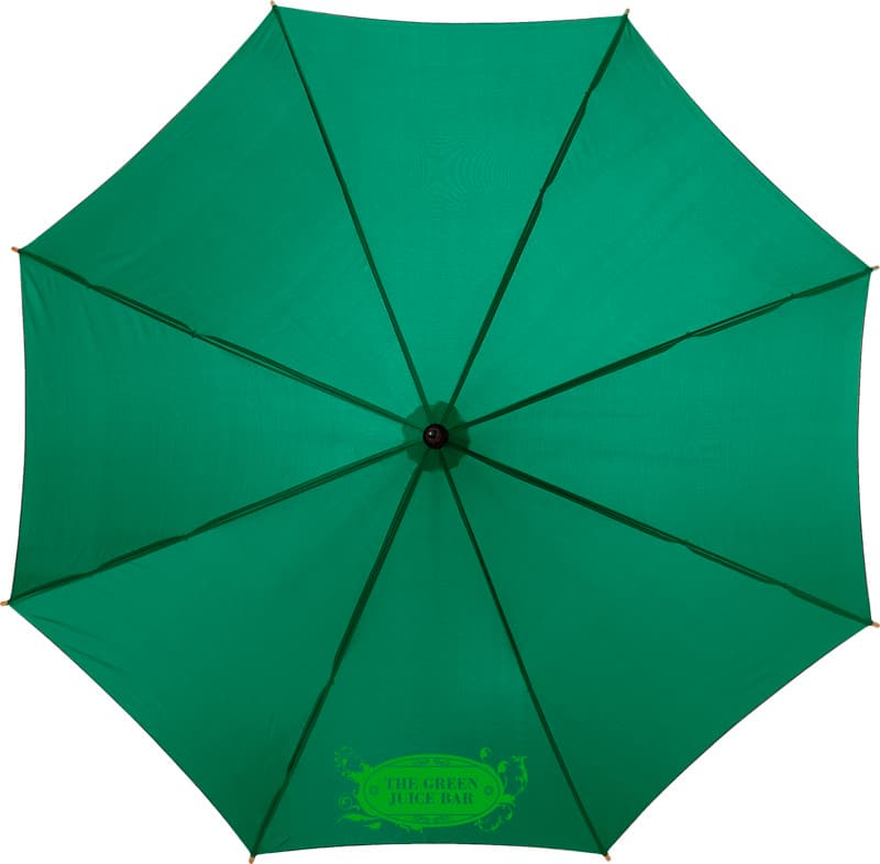 Kyle 23" auto open umbrella wooden shaft and handle 9