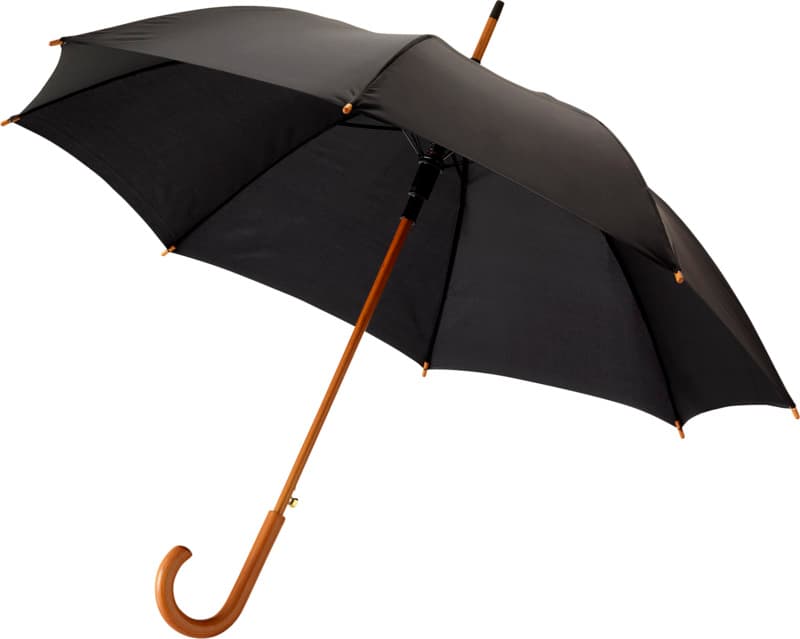 Kyle 23" auto open umbrella wooden shaft and handle 17