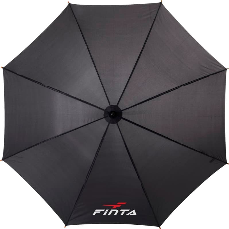 Jova 23" umbrella with wooden shaft and handle 8