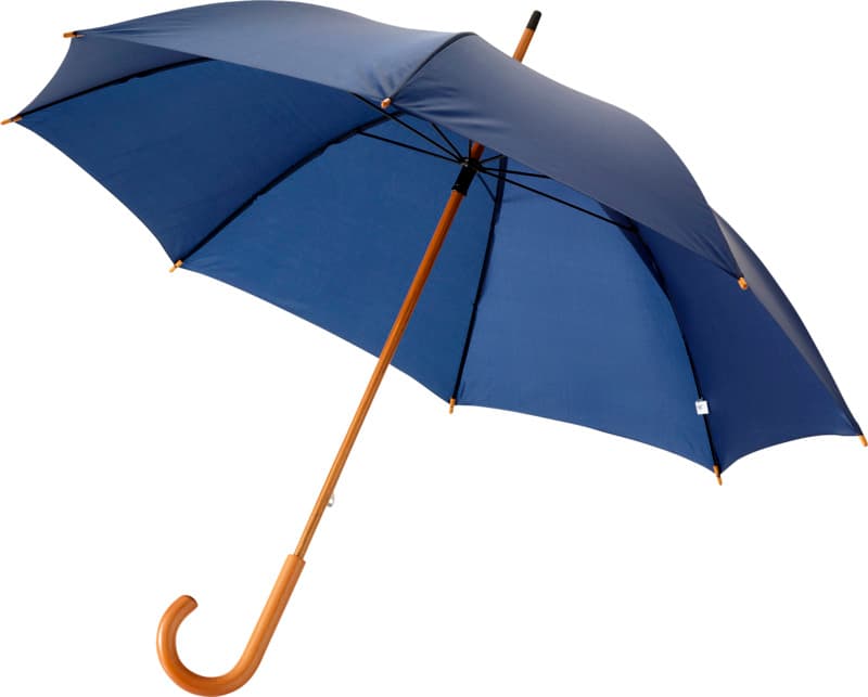 Jova 23" umbrella with wooden shaft and handle 9