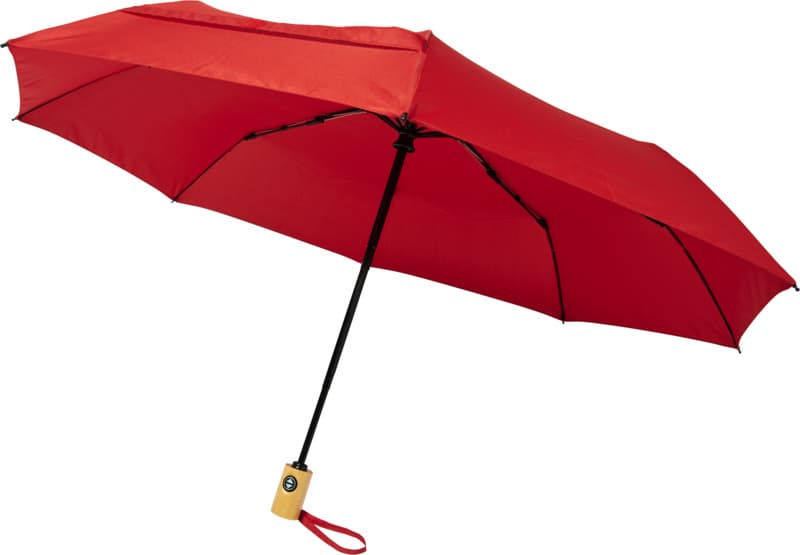 Bo 21" foldable auto open/close recycled PET umbrella 22