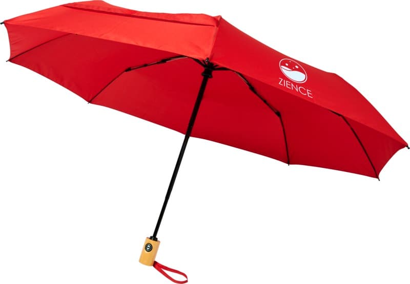 Bo 21" foldable auto open/close recycled PET umbrella 28